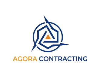 Agora Contracting logo design by azizah