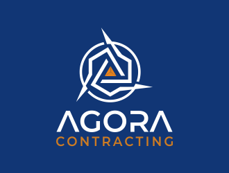 Agora Contracting logo design by azizah