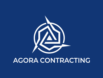 Agora Contracting logo design by azizah