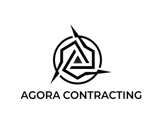 Agora Contracting logo design by azizah