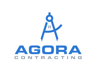 Agora Contracting logo design by keylogo