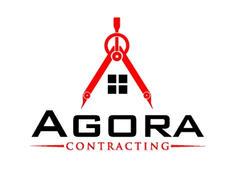 Agora Contracting logo design by AamirKhan