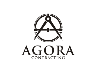 Agora Contracting logo design by blessings