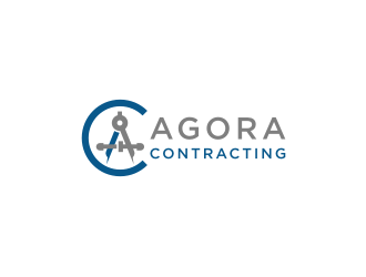 Agora Contracting logo design by artery