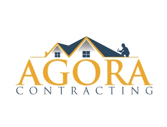 Agora Contracting logo design by AamirKhan