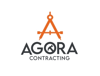 Agora Contracting logo design by Foxcody