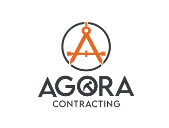 Agora Contracting logo design by Foxcody