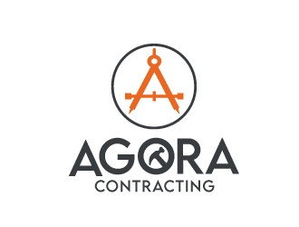 Agora Contracting logo design by Foxcody