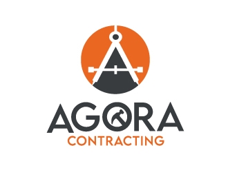 Agora Contracting logo design by Foxcody