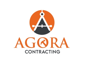 Agora Contracting logo design by Foxcody