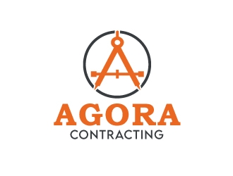 Agora Contracting logo design by Foxcody