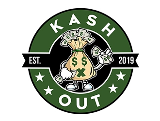 Kash out  logo design by PrimalGraphics