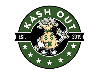 Kash out  logo design by PrimalGraphics