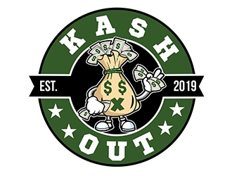 Kash out  logo design by PrimalGraphics