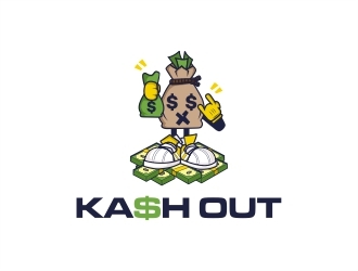 Kash out  logo design by Alfatih05