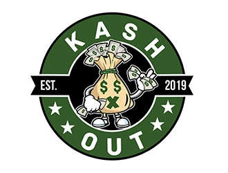 Kash out  logo design by PrimalGraphics