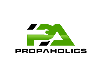 PropAholics logo design by haidar