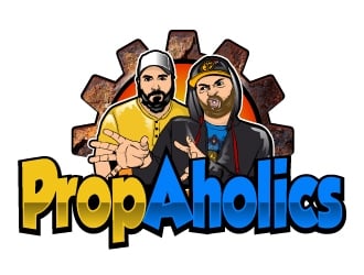 PropAholics logo design by AamirKhan