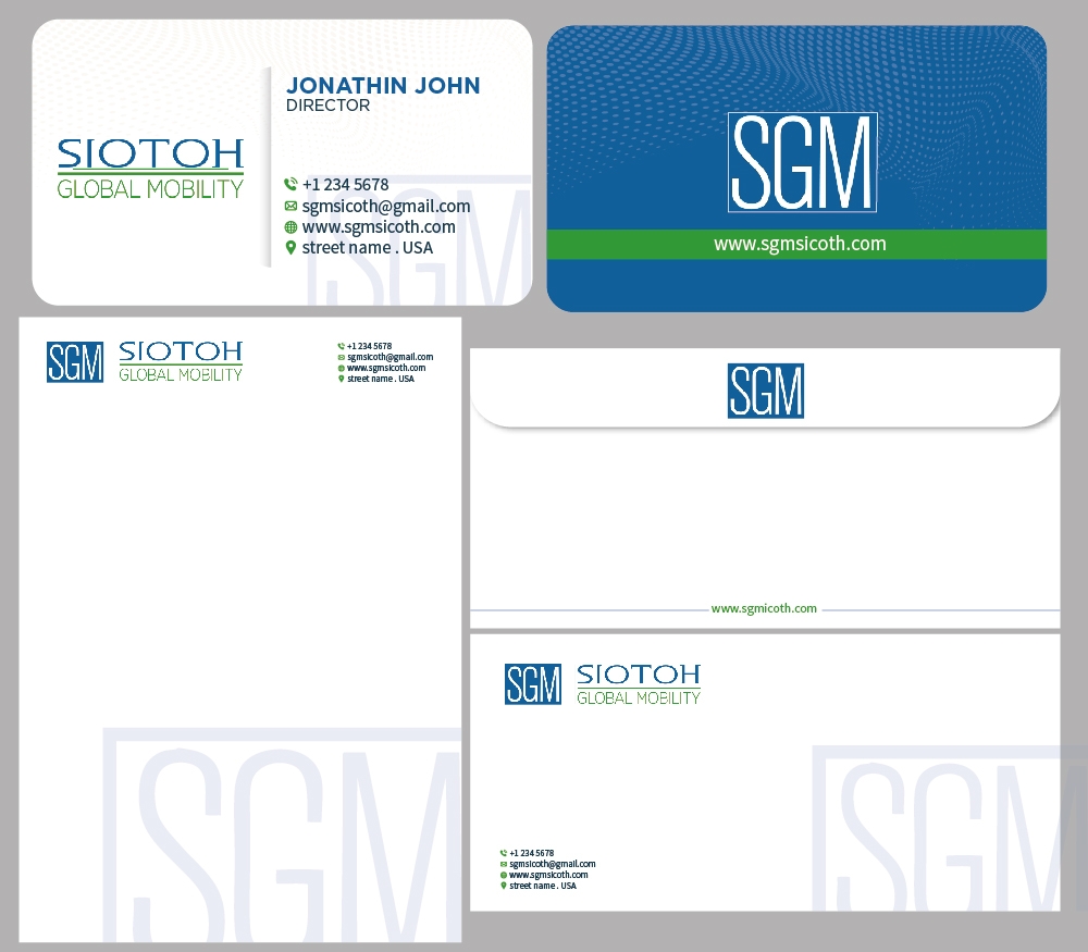 Siotoh Global Mobility logo design by PANTONE