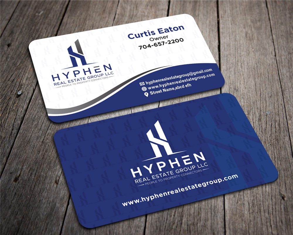 Hyphen Real Estate Group LLC logo design by PANTONE