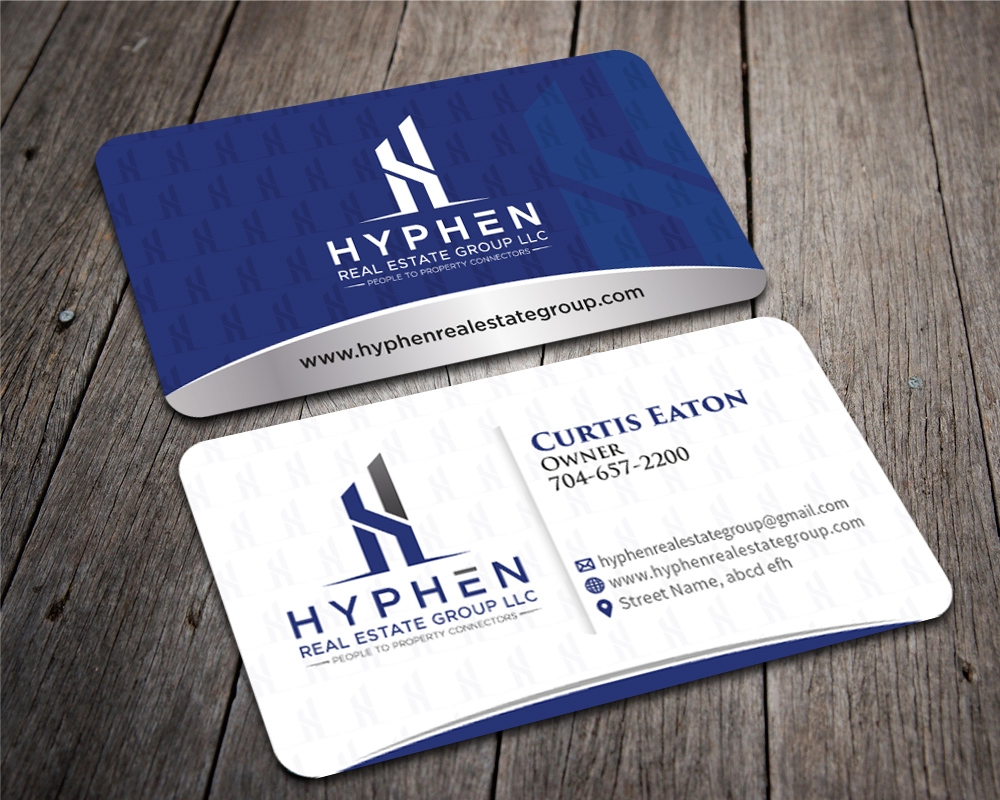 Hyphen Real Estate Group LLC logo design by PANTONE