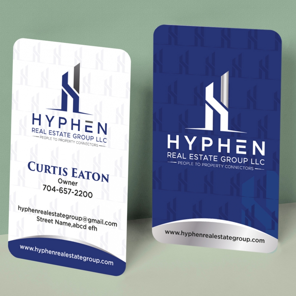 Hyphen Real Estate Group LLC logo design by PANTONE