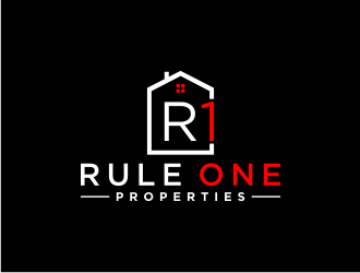 Rule One Properties logo design by bricton