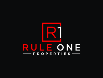 Rule One Properties logo design by bricton