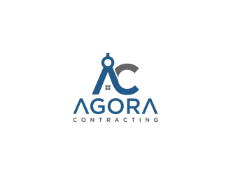 Agora Contracting logo design by haidar