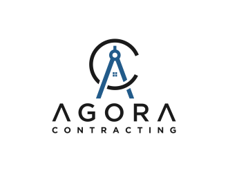 Agora Contracting logo design by haidar