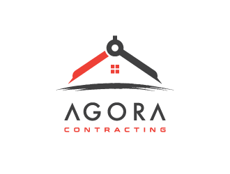 Agora Contracting logo design by PRN123