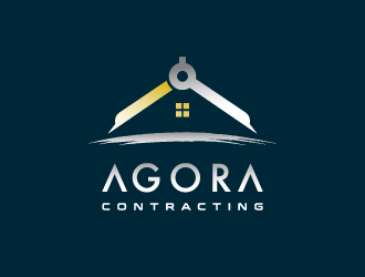 Agora Contracting logo design by PRN123