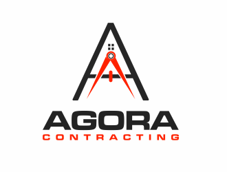 Agora Contracting logo design by Mahrein