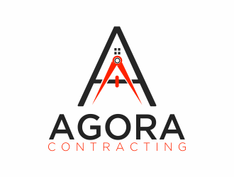 Agora Contracting logo design by Mahrein