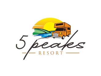 5 Peaks Resort logo design by rahmatillah11