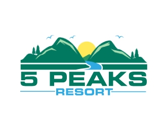 5 Peaks Resort logo design by AamirKhan