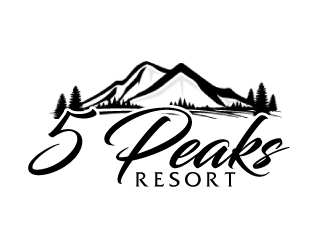 5 Peaks Resort logo design by AamirKhan