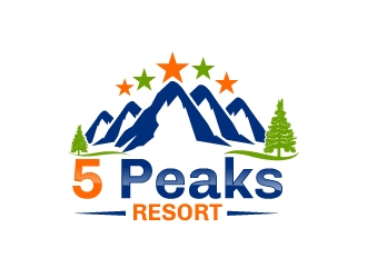 5 Peaks Resort logo design by uttam