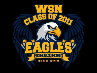 W. S. Neal Eagles  logo design by daywalker