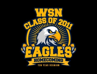 W. S. Neal Eagles  logo design by daywalker