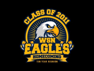 W. S. Neal Eagles  logo design by daywalker