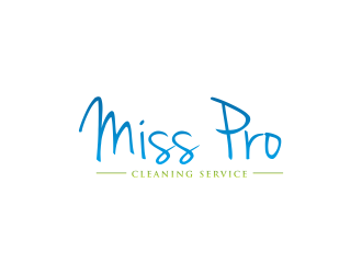 Miss Pro Cleaning Service logo design by yeve