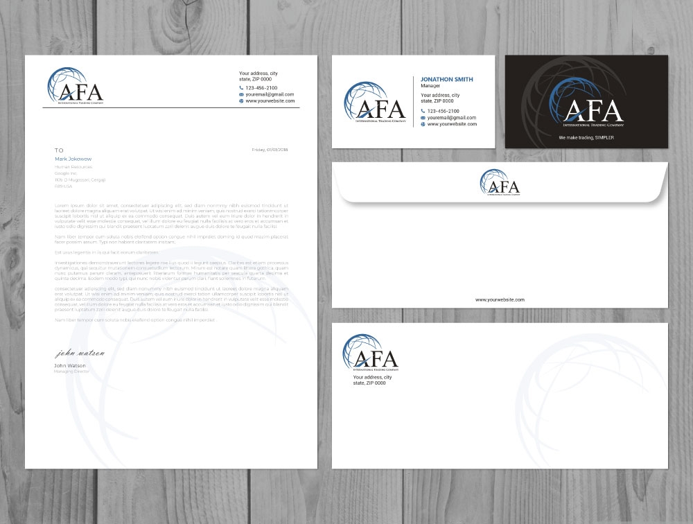 AFA  logo design by Boomstudioz