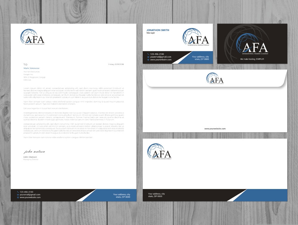 AFA  logo design by Boomstudioz