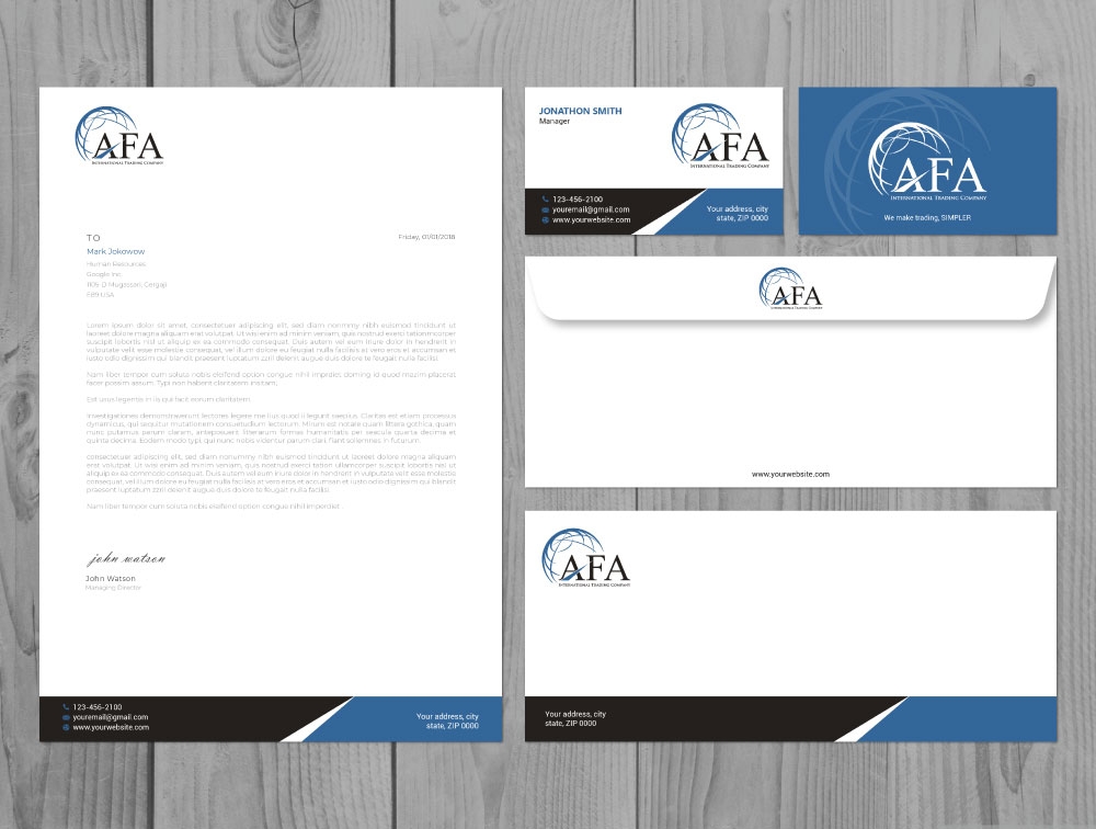 AFA  logo design by Boomstudioz