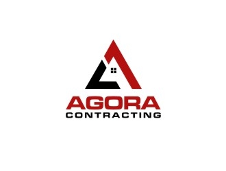 Agora Contracting logo design by maspion