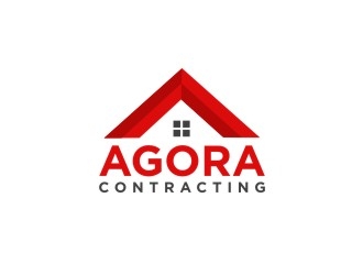 Agora Contracting logo design by maspion