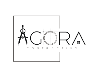 Agora Contracting logo design by coco