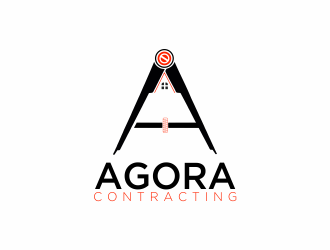 Agora Contracting logo design by Mahrein