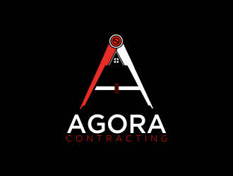 Agora Contracting logo design by Mahrein